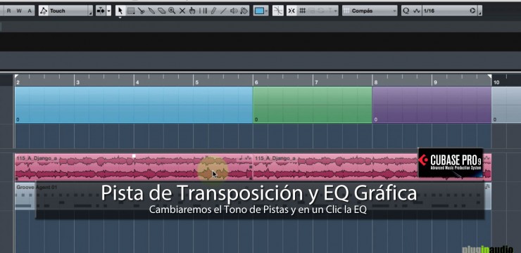 Pista de Transposición y Acceso EQ en un Clic